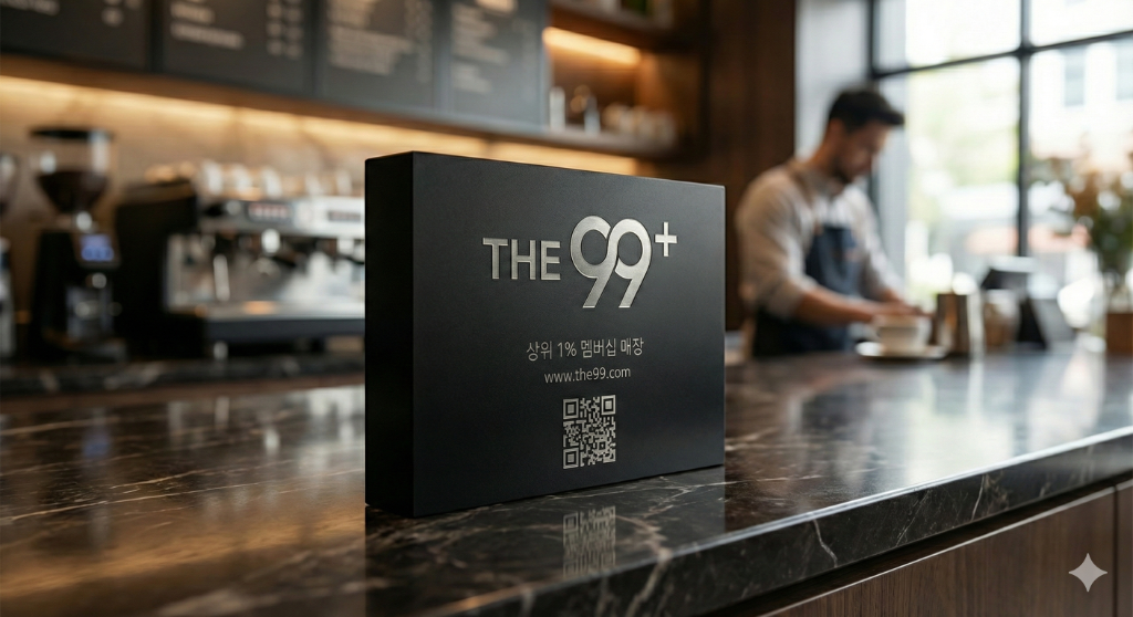 THE 99+ 프리미엄 블랙 아크릴 현판